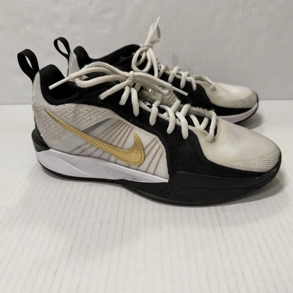 Nike Sabrina 2 Shoes Youth 6.5Y Gold Quest Basketball Sneakers FQ7377-001